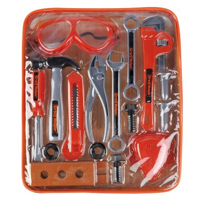 China 17 PCS Children Tool Toy Set For Girl Preschool Mini Toy Tools With Tool Kit Toys 17 PCS Plastic Bag for sale