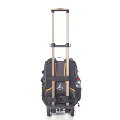 China Tools Warehouse Household Aluminum Alloy Folding Hand Push Trolley Trolley With Telescopic Handle for sale