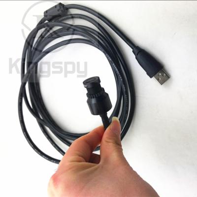 China 3Meters Hot Selling Kingspy Wide Angle Lens Vandal Proof USB Mini Camera Usb Cctv Camera Panel Cable 720P 1MP 2.8mm for sale