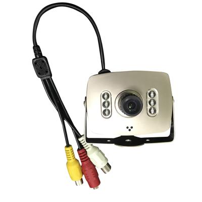 China Vandalproof 420TVL Mini Wired Hidden CMOS Camera with 6pcs IR LEDs for Day and Night Vision Infrared Bird Nest IR Bird Hidden CCTV Cable Camera for sale