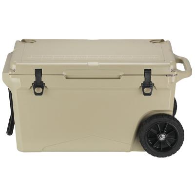 China Waterproof Chinese OEM Portable Plastic Picnic Camping Lower Air Temperature Outdoor Chest Cooler Box for sale