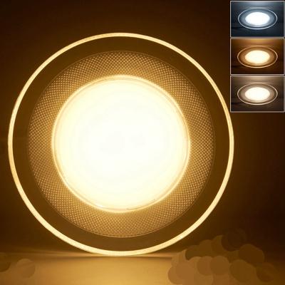 China Commercial High Lumen Suspended Down Light 3w 5w 7w Down Light Cob Recessed Ceiling Downlight Mini Tri Color Dimmable Led Downlight for sale