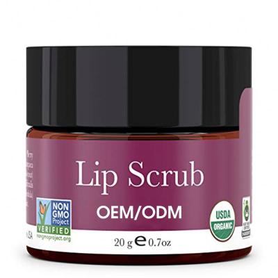 China Moisturizer Private Label Lip Scrub Natural Smooth Moisturized Soft Exfoliation Lip Scrubs For Lip Care for sale