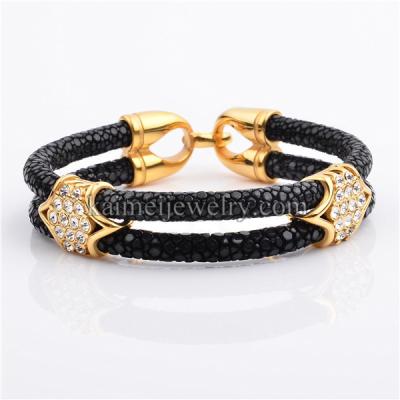 China CLASSIC Top Design Fashion Stingray Bracelet Men for sale