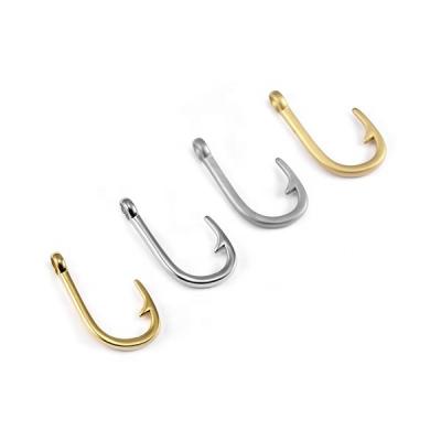 China For Fashion Brand New Stainless Steel DIY Bracelet Design Wholesale Fishhook Charm for sale