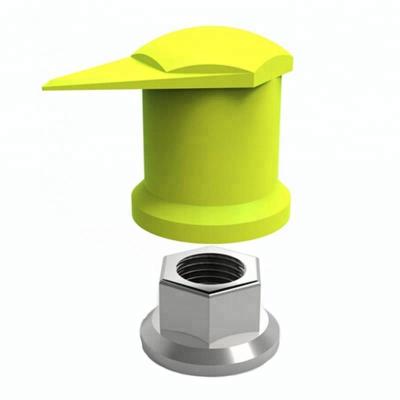 China NWH-WHI11 Wheel Nut Indicator PE Truck Cap Nut Correct Or Not Indicate Along Safety Hardware Item With 32mm Diameter for sale