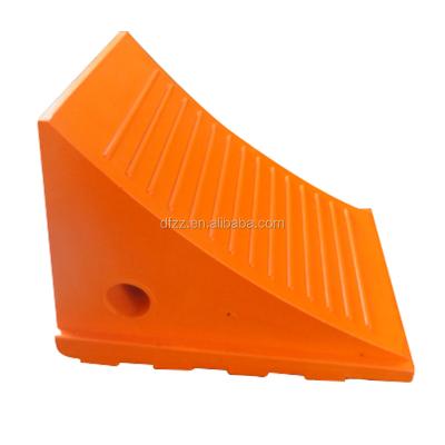 China Outdoor truck reservation using truck wheel chock blocker for parking wheel stopper chock for sale