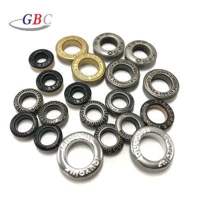 China Custom logo brass /stainless steel eyelet and grommets nickel free for garment for sale