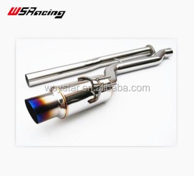 China For Mitsubishi EVO X Performance 304 Stainless Steel Exhaust Pipe Catback For Mitsubishi EVO X for sale