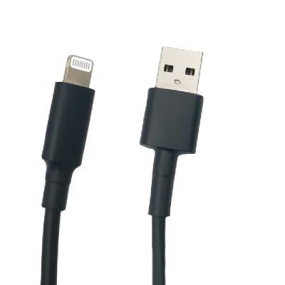 China Eco-friendly usb cable mfi 2.4A USB data cable 3ft 4ft 6ft 10ft 0.2m 0.3m 0.5m 1m braided mental case charging cable wholesale for iphone 13 for sale