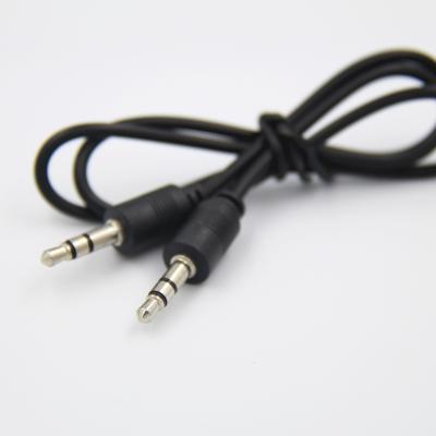 China AUX cable. Car Audio Cable 3.5mm Jack 3.5mm Microphone 1.5M Headphone Extension Code For Phone MP3 Car Headset Speaker for sale