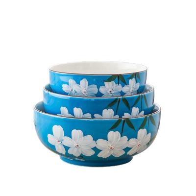 China Sustainable Striking And Fashionable Porcelain Cereal Stack Bowl Hotel Restaurant Use Stackable Bow for sale