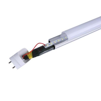 China Desktop led light tube t8 raw materials spare parts SKD parts aluminum housing T8 led tube light for sale