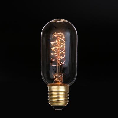 China 220V 110V T45 T125 T185 T300 Vintage Brass Edison Bulb E27 40W 60W Incandescent Light Bulb for sale