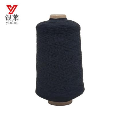 China Polyester Yarn Covered In Abrasion-Resistant Latex Rubber For Socks Knitting 90# 100# for sale