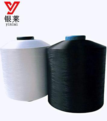 China Anti-bacteria Supply White or Black 75D 36F Polyeste r DTY Yarn for sale