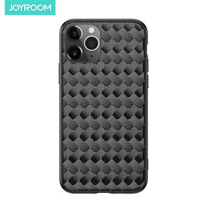 China Joyroom soft tpu phone case new fashion custom design luxury brand woven soft tpu phone case for iphone 11 pro 5.8 6.1 6.5 max for sale