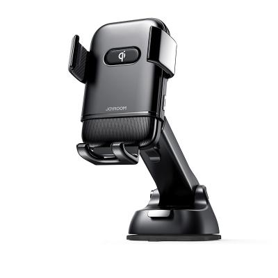 China 15w Car Phone Mount JOYROOM Fast Charging Phone Holder 15w Charging Products Auto Fast Mount Pad Sensor Car Wireless Charger With Arm For iPhone Samsung for sale