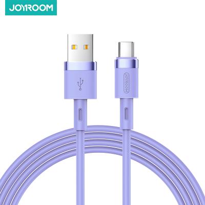 China Environmental Friendly Material Liquid Type-c Type USB-c USB-c Charging Cable Mobile Phone USB-c Fast Charger Data Mobile Phone Joyroom Silicone Cable for sale