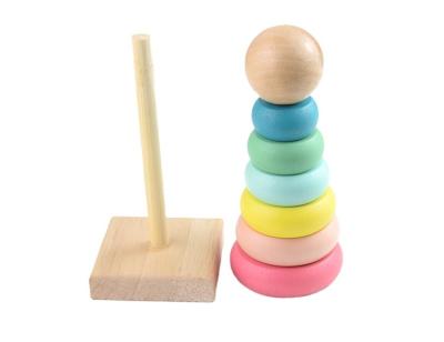 China 2022 DIY TOY Customize Wooden Rainbow Toys Montessori Educational Wooden Toys for sale