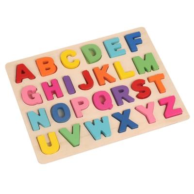 China Safe Cheap Color Cube Alphabet Blocks Three Jigsaw Kids Toys Education For Montessori 2022 for sale