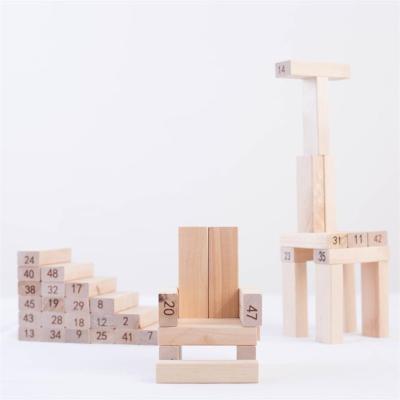 China Building Toy Wholesale Building Blocks Kindergarten Puzzle Game Digital Cognitive Stacking Teaching Aids for sale