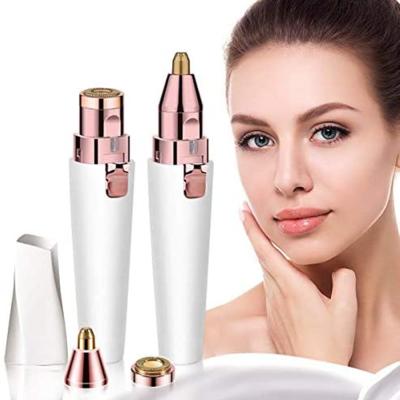 China Household Cleaning Lady Epilator Rechargeable Battery Electric Shavers Woman Ladies Multifunctional Epilator Hair Removal Brush Facial Massager for sale