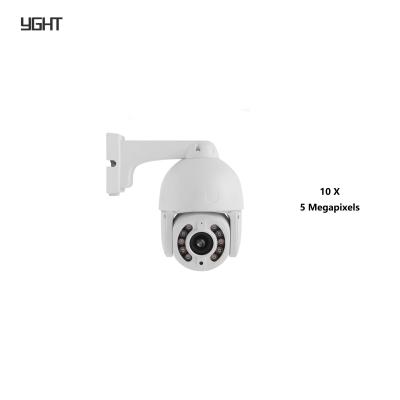 China YGHT 5MP Motorized Zoom Outdoor Security Camera With Full Color Night Vision & Two-Way Audio, H.265, PTZ, IP67 Waterproof Camera for sale