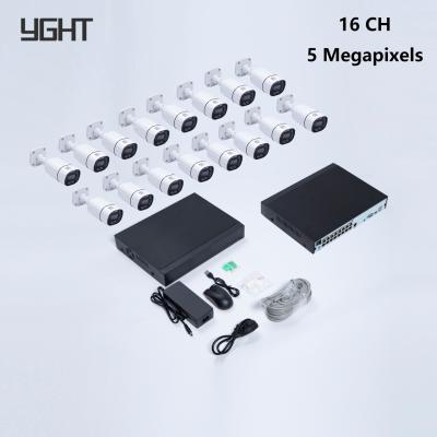 China HDMI VGA 5MP Kit Kamera POE Sicherheits 16 Kanal NVR OEM zu verkaufen