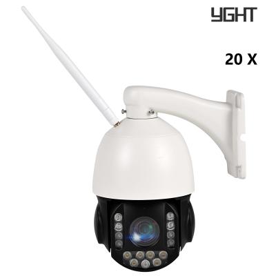 China Draadloze AI Wifi PTZ Camera 2.0 Megapixels Alle metaal 20X optische zoom IP66 Te koop