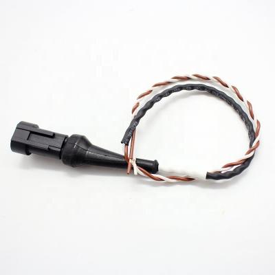 China Automotive OEM/ODM 282104-1 2pos 2pins white and brown 400mm wire cable harness for forklift for sale