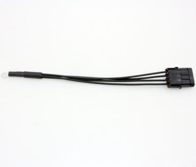 China Motor Thermal Management EV 2.5 Mm Square 4PIN 4POS 260mm Black Wire Harness For New Energy Vehicle for sale