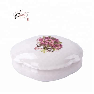 China China Hotsale Eco-friendly Stoneware Fashion Design Ceramic Jewelry Box Packaging for sale