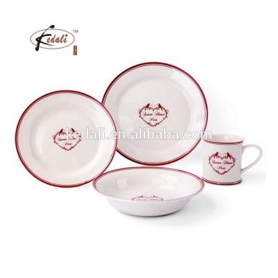 China Sustainable Popular Ceramic Serving Bowl Dinnerware Set for sale