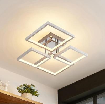 China Modern High Quality New Style Warm Lighting Fixtures Chrome And Clear Glass Ceiling Light For Shop Restaurant Bar Home Decor for sale