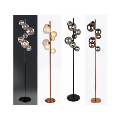 China Fashion Style Modern High Quality Stand Light 5 Heads Multicolor Led Floor Lamp For Living Room for sale