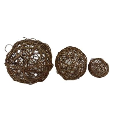 China 6 Inch Nest Ball Rattan Rattan For Nesting Vine Nest Ball Vine Ball 10CM for sale