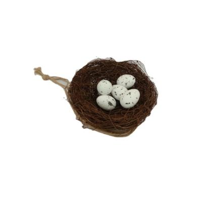 China Rattan country style simulation twig bird nest for home and garden for sale