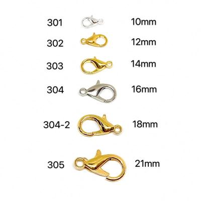 China Fashionable Silver Rhodium Lobster Clasp Hook Dog Leash Pet Accessories Pet Buckles Pothook Decoration Bag Buckles for sale