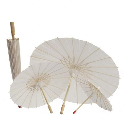 China Chinese Wedding Oil Paper Umbrella China Umbrellas Wholesale Parasols Kids DIY Customized Color White Umbrella for sale