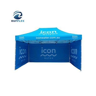 China 3M X 4.5M Promotion Trade Show Outdoor Eco-friendly Commercial Folding Tent /Event /Promotion /Party Canopy Custom Printed Pop Up Gazebo for sale