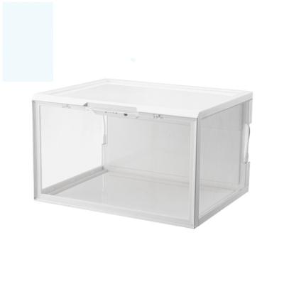 China 2023 Hot Sale Sustainable Portable Plastic Storage Bins And Boxes Shoe Storage Cabinet for sale