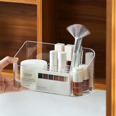 China Original Clear Transparent Organizer Stored Factory Price Makeup Cosmetic Storage Box for sale