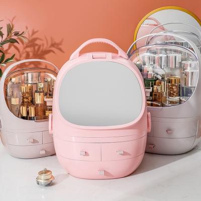 China Viable Type Multifunctional Cosmetic Organizer Storage Boxes Bins Skin Care Desktop Lipstick Drawer for sale