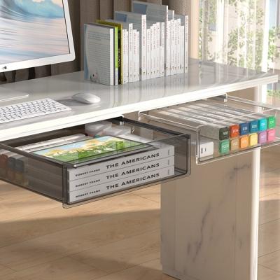 China Hot Selling Workable Desk Under Desk Drawer Cabinet Plastic Drawer Storage Organizer for sale