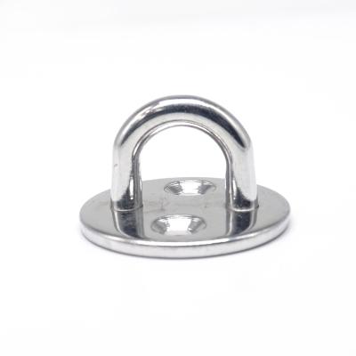 China OEM Industrial Architectural Uses Round Eye Plate Mooring Eye Stainless Steel Protection Boat Marine Hardware for sale