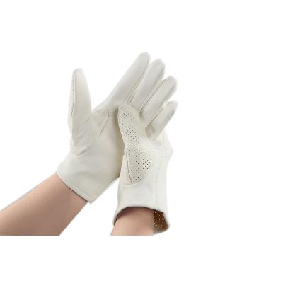 China High quality custom made white safty cleaning gloves microfiber work protection logo punch jewelry cleaning polishing wash gloves for sale