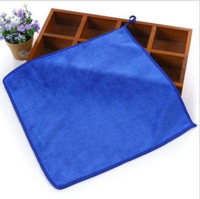 China Factory Price QUICK DRY Finely Processed Kitchen Square Color Cellulose Microfiber Plain Soft Absorbent Towel for sale