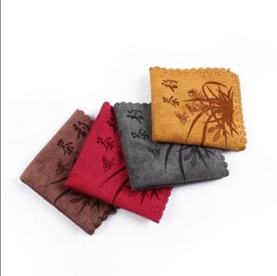 China Manufacturer Wholesale Custom Finely QUICK DRY Processed Chinese Style Microfiber Tea Towel For Sale for sale