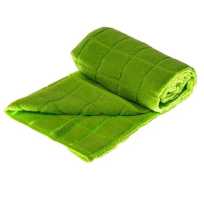 Cina Viable Manufacturer Supply Washable Paper Towel Microfiber Warp Towels Warp Grid Microfiber Knitting Cleaning Cloth For Household in vendita